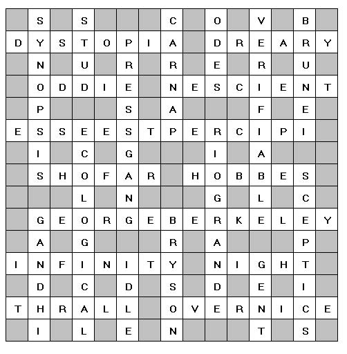 Crossword Solution
