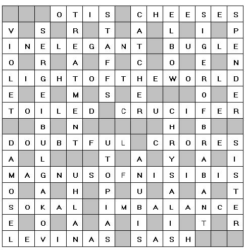 Crossword Solution